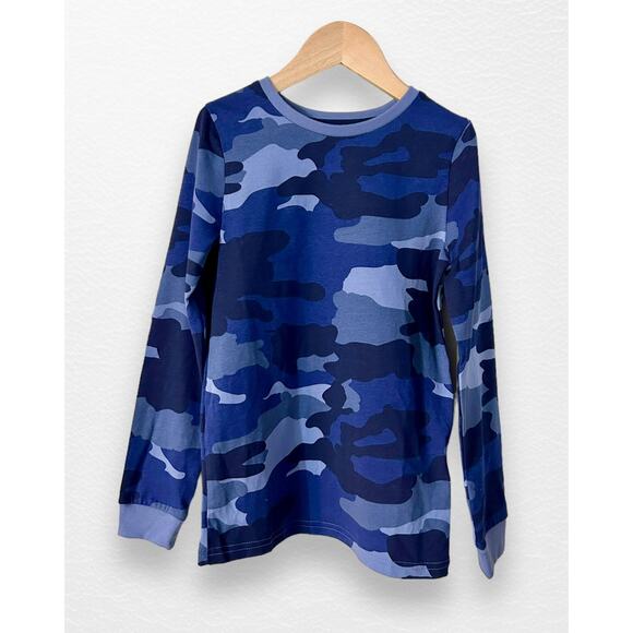 Marks & Spencer Blue Camo PJ Top, Size 7/8 - Picture 7 of 7